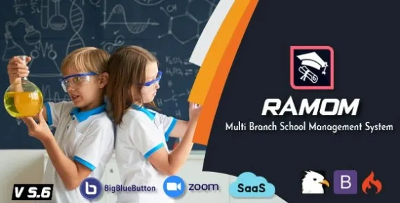 Ramom School v6.6 – Multi Branch School Management System Script